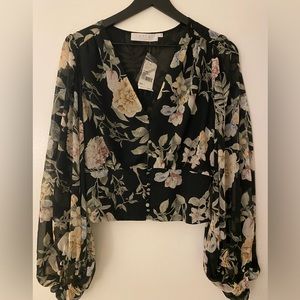 Astr the label Floral crop top